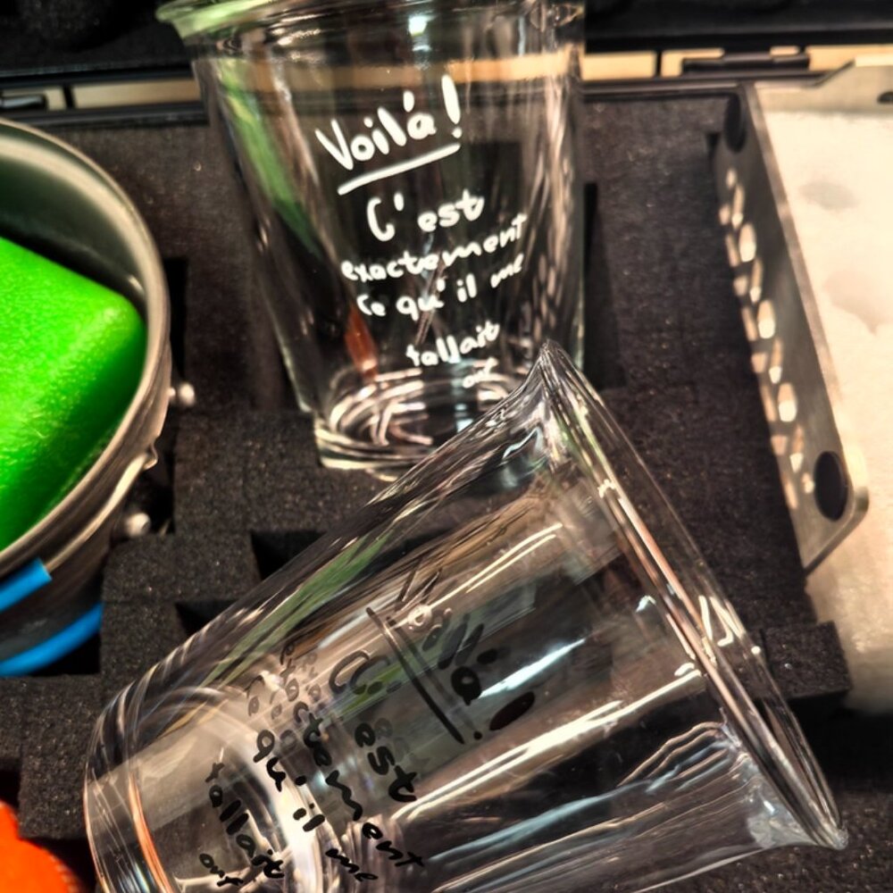 Thick-Wall Glass Water Cups - BPA-Free